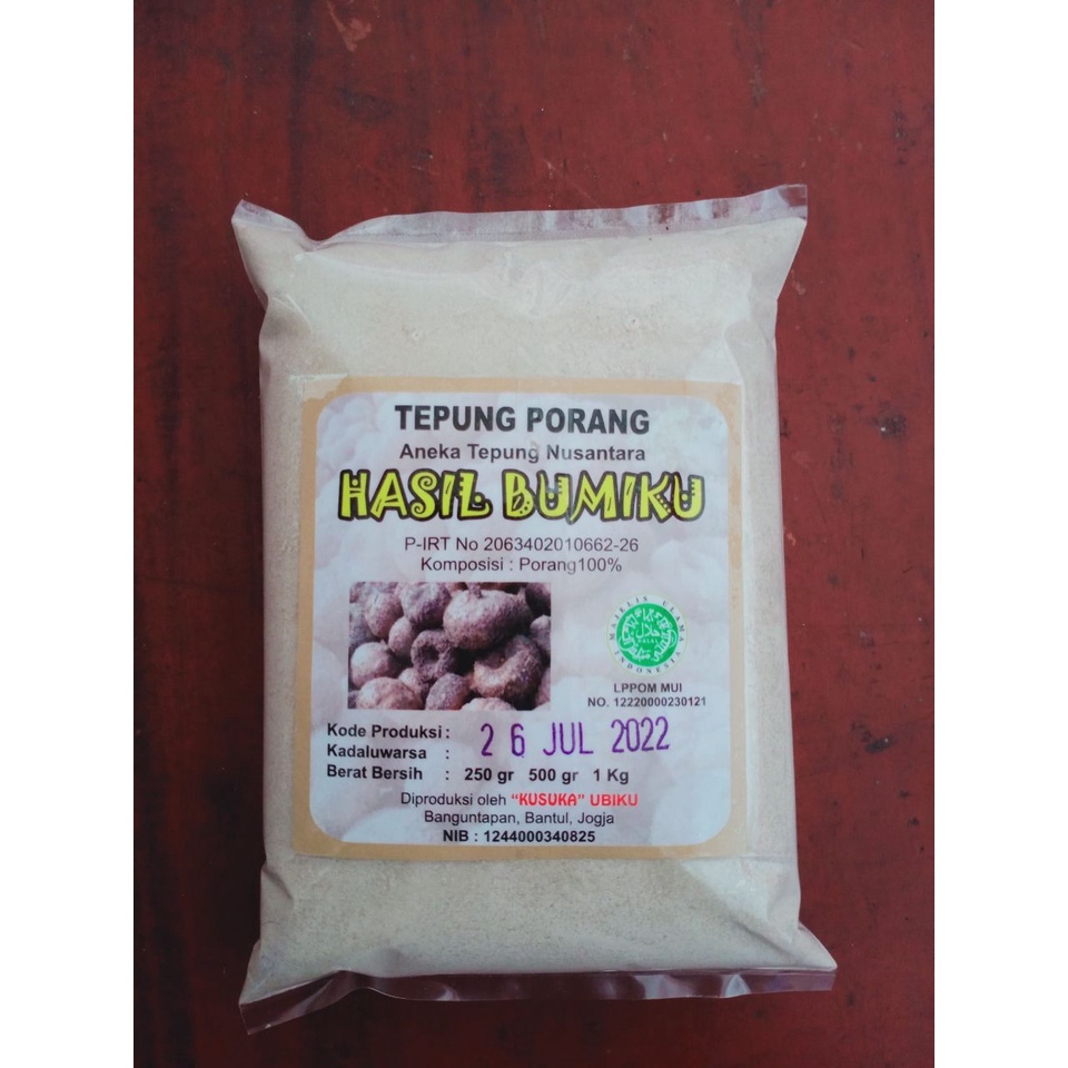 

Tepung Porang Kemasan 50 gram