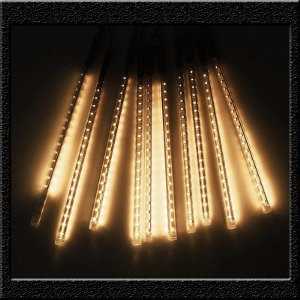 lampu led meteor tube hujan warm white 50cm 10 batang Terbaik