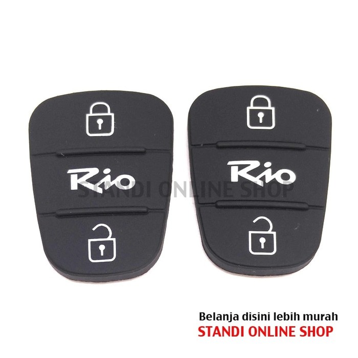 Karet Tombol Kunci Remote Rubber Key Pad Mobil KIA RIO Murah