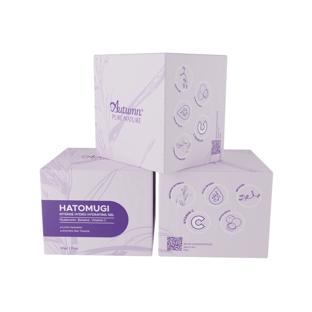 Autumn Hatomugi Intense Hydro Hydrating Gel 30g | Pelembab Wajah