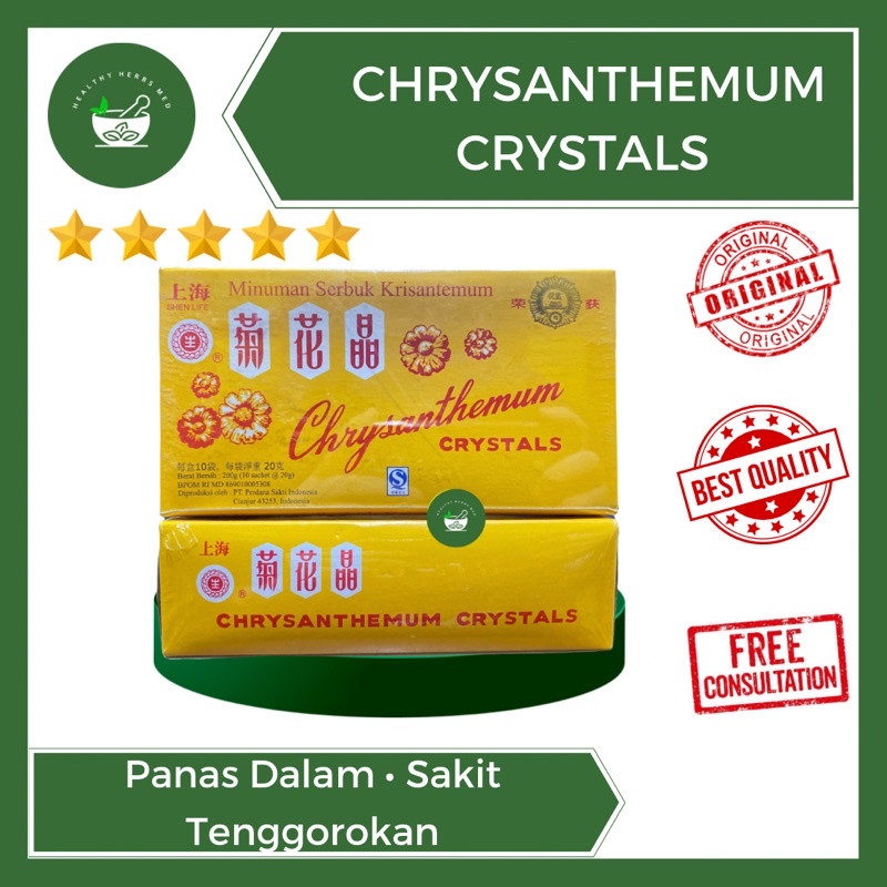 

Chrysanthemum Crystals Teh Bubuk Panas Dalam Sariawan Bunga Krisan Matahari Krisantemum