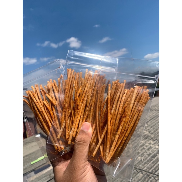 

Mie lidi gepeng bumbu kering pedas