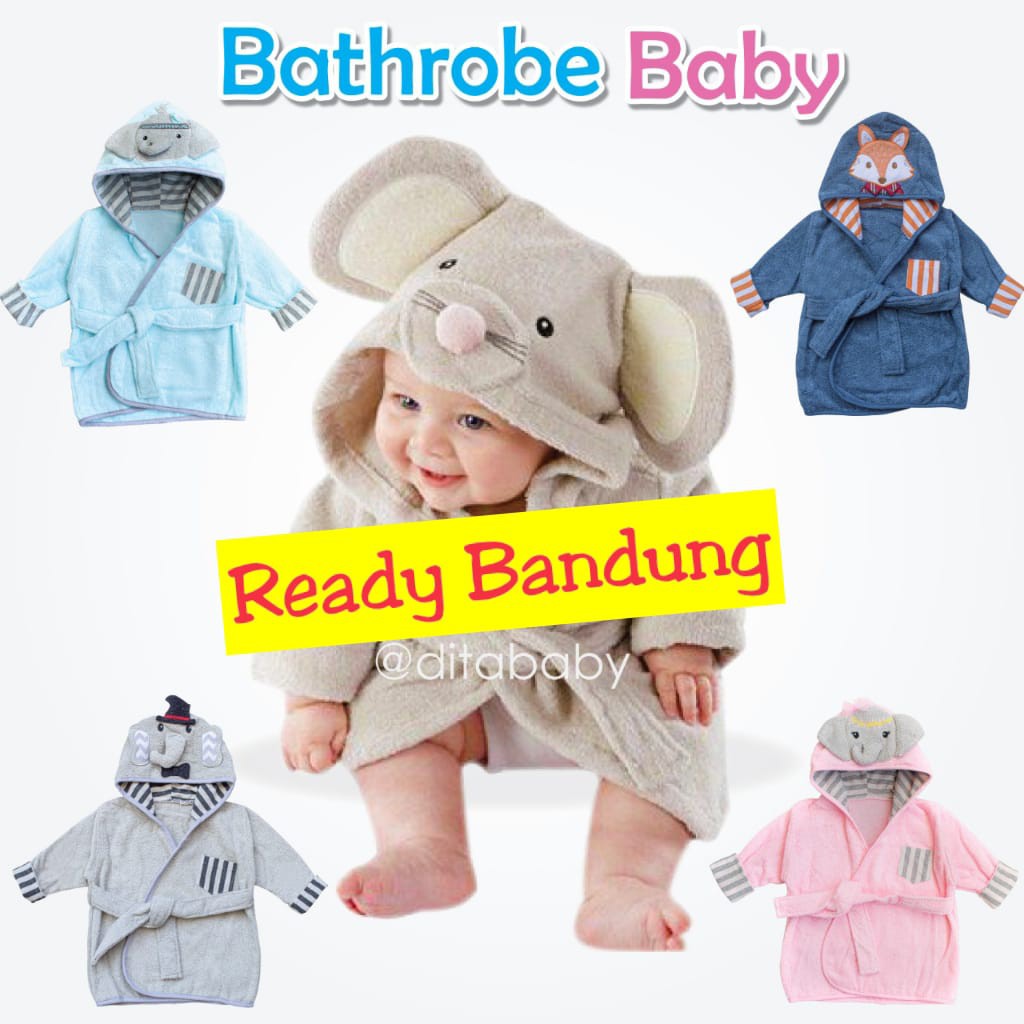 Handuk Hoodie Kimono TOWEL Batita Handuk Bayi Handuk Kimono  Balita Baby handuk renang handuk jubah