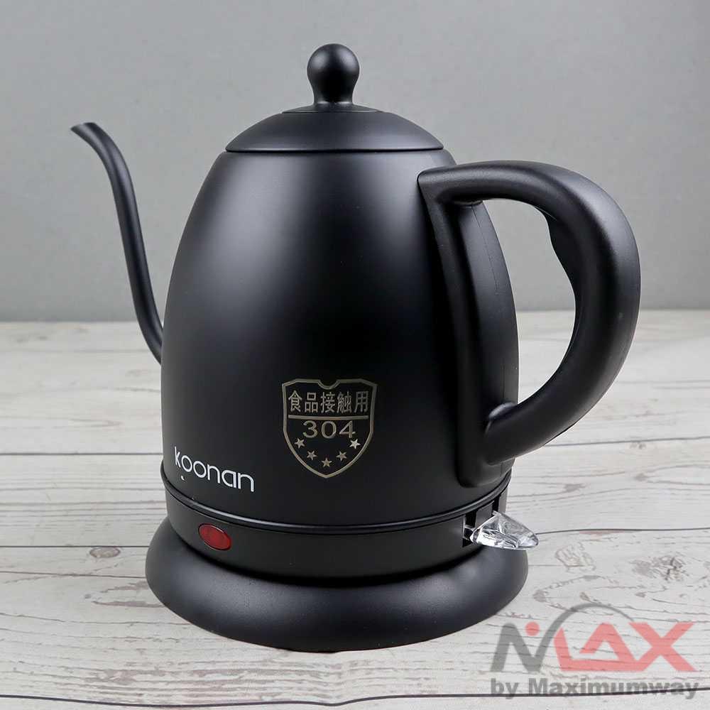 Teko Elektrik Koonan Teko Elektrik Pitcher Kopi Teh Stainless 1500W 1L - Y12-A2 Warna Hitam