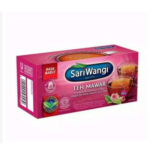 

Teh Celup Sari Wangi "Teh Mawar" 25 Tea Bag