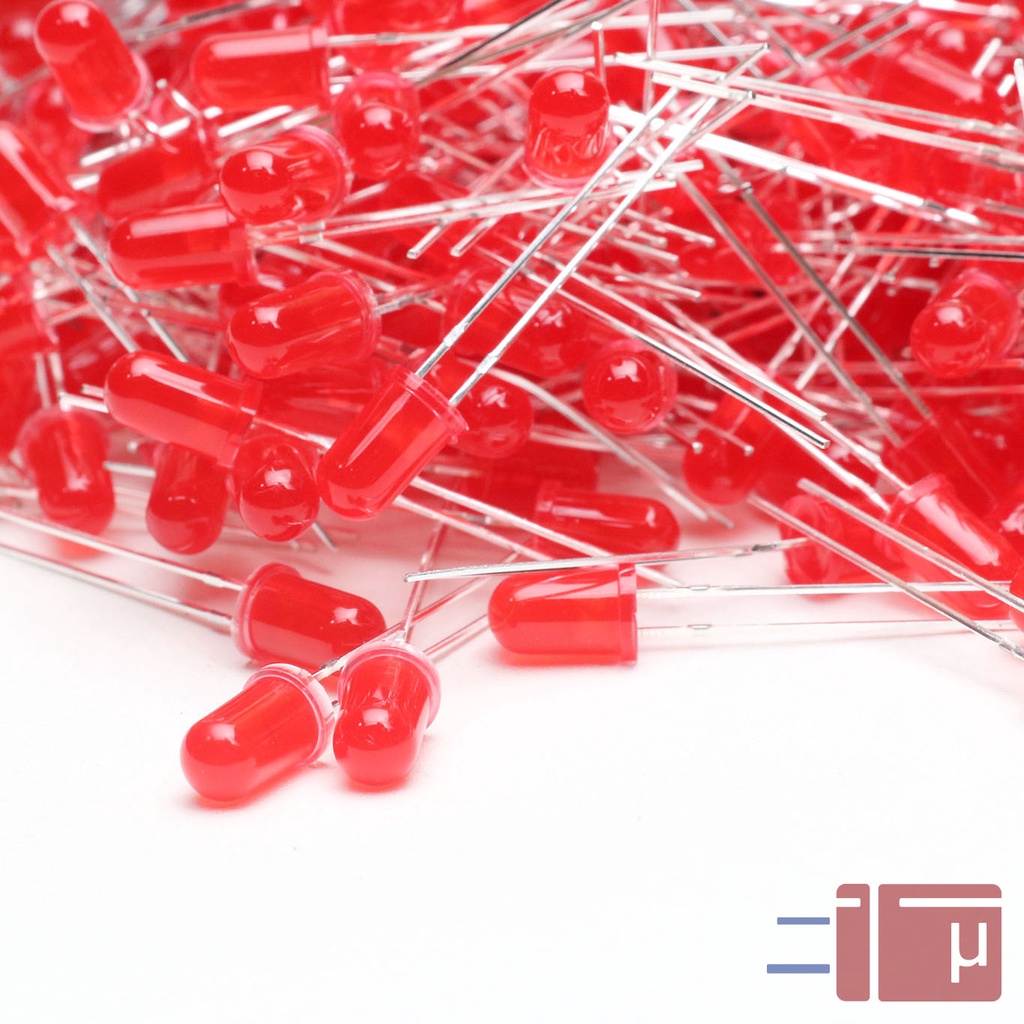x10 Led 5mm Merah Diffused Untuk Indikator