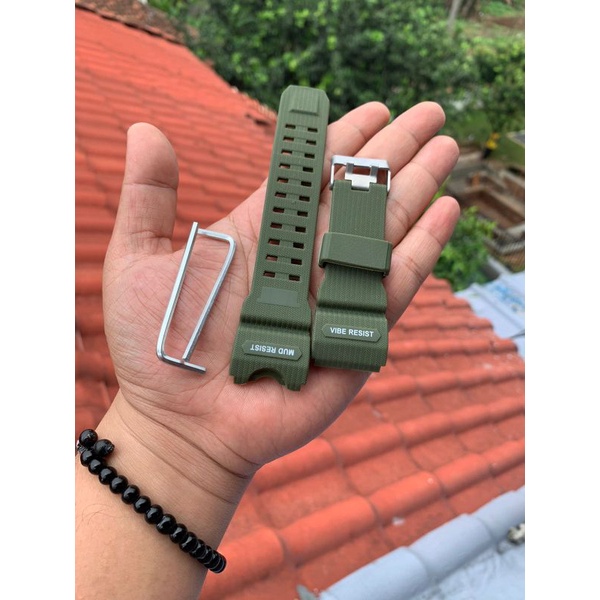 Strap tali jam tangan G shock GWG 1000 hijau