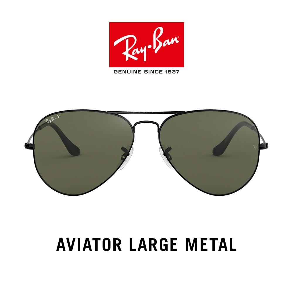 aviator rb3025 large metal