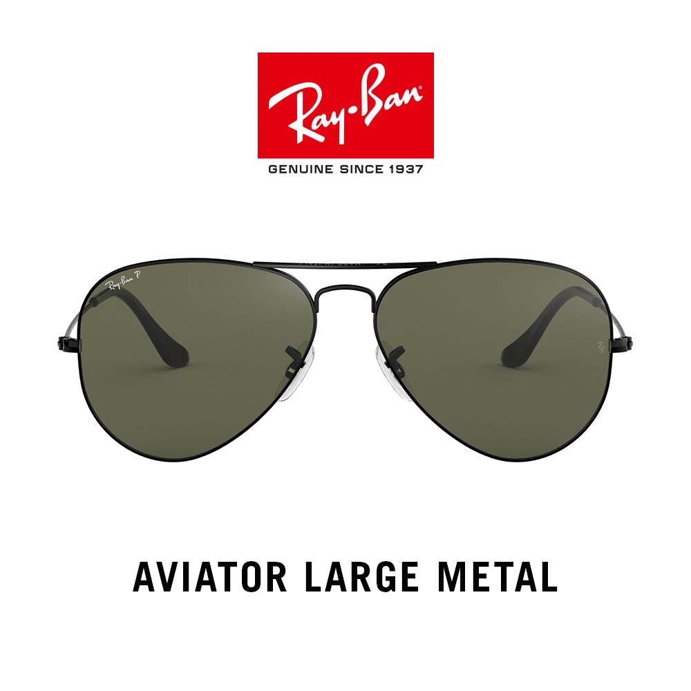 Jual Ray Ban Aviator Large Metal Polarized Rb3025 002 58 Indonesia Shopee Indonesia