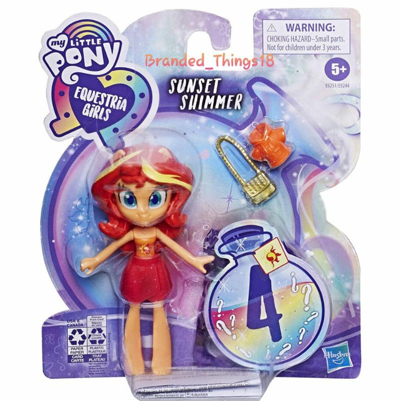 equestria girls sunset shimmer action figure my little pony potion equestrias original hasbro sunset