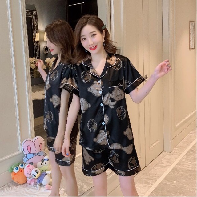 Baju Tidur wanita /pakaian tidur bahan satin Premium