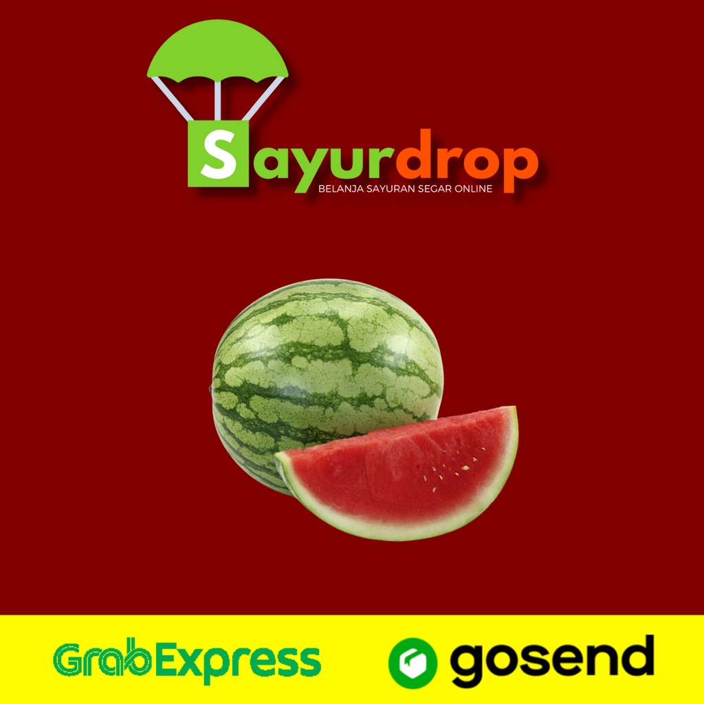 

Semangka Merah 3 Kg - Segar Higienis Murah Cepat - Instant/Same Day Delivery (Sayurdrop)