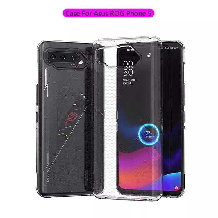 CASE ASUS ROG PHONE 5 ROG 5S SOFT ULTRATHIN JELLY CASE TRANSPARANT