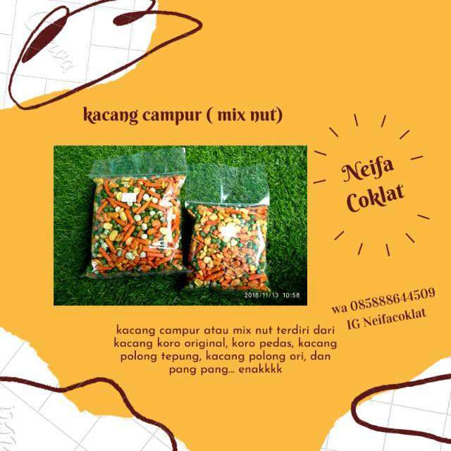 

Kacang Campur 250gram KACANG MIX NUT kacang campur