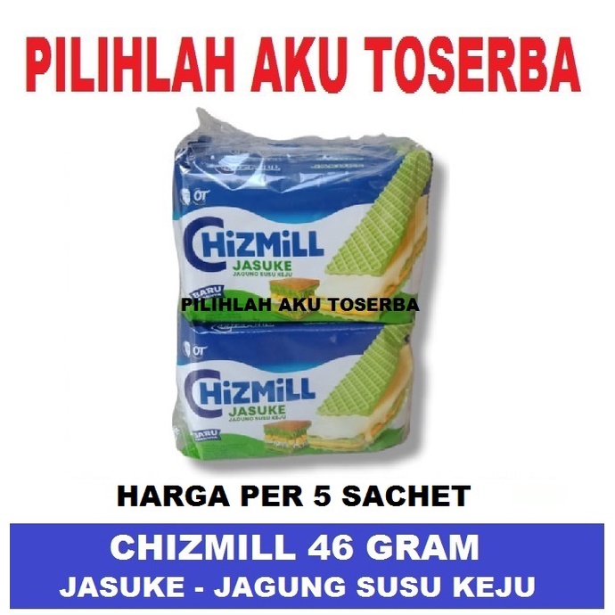 CHIZMILL WAFER JASUKE 46 gram - ( HARGA PER 5 SACHET )