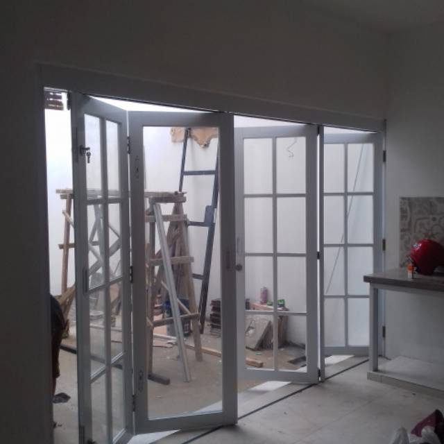 Pintu lipat aluminium/daun pintu lipat