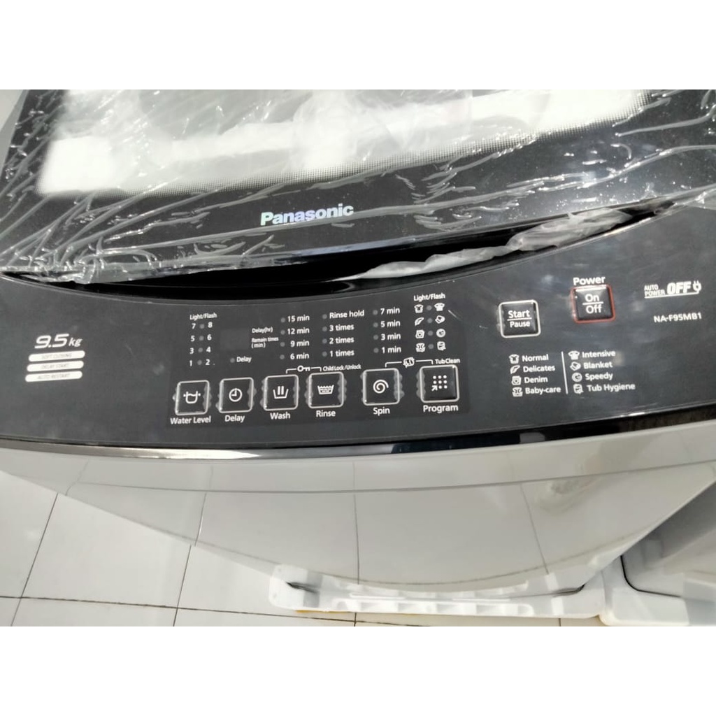 Mesin Cuci Panasonic 1 Kapasitas 9.5 kg tabung Top Loading NA-F 95 MB1 Magelang