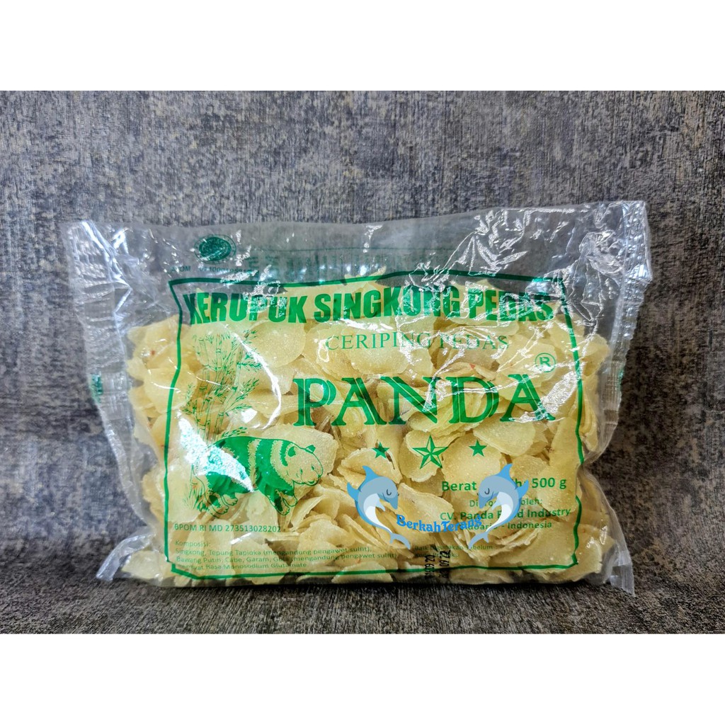 

PANDA Kerupuk Singkong Pedas 500gr / Ceriping Pedas Mentah