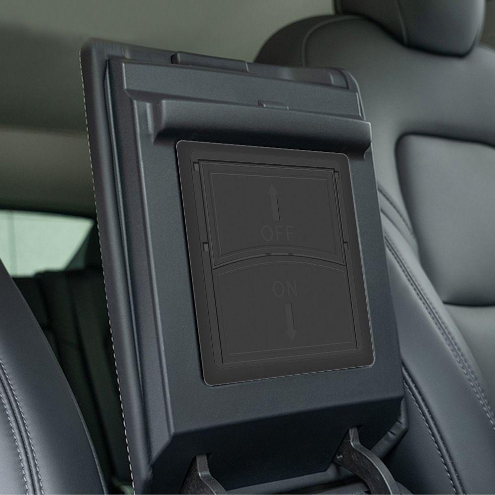 Populer Concealed Storage Box Aksesoris Mobil Wadah Laci Holder Central Armrest Kotak Penyimpanan Untuk Untuk Tesla Model3 Y