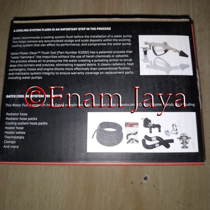 Gates Genuine Parts Water Pump Ford Ranger Made in EU