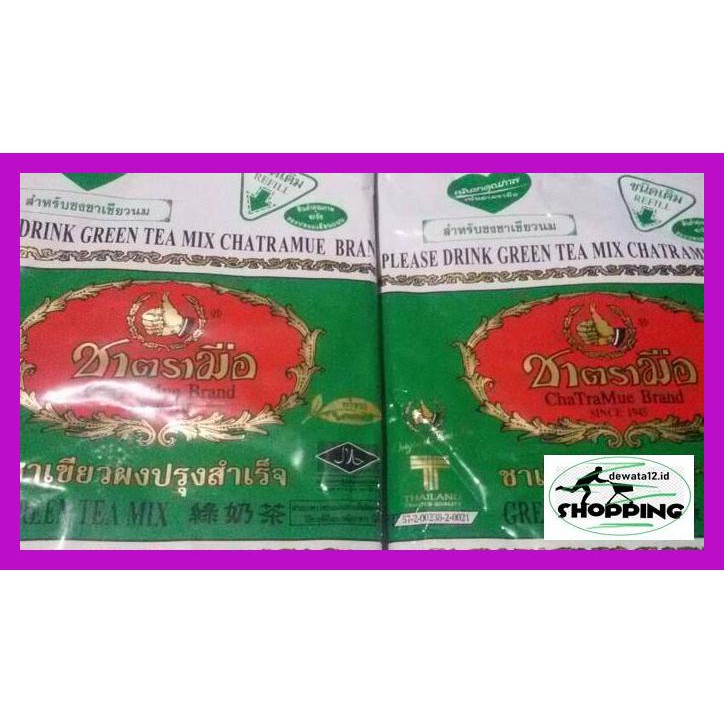 

E6Tdr6G- Teh Hijau Thailand / Thai Green Tea Merk Number One 200 Gr Original Uoy86Ky-