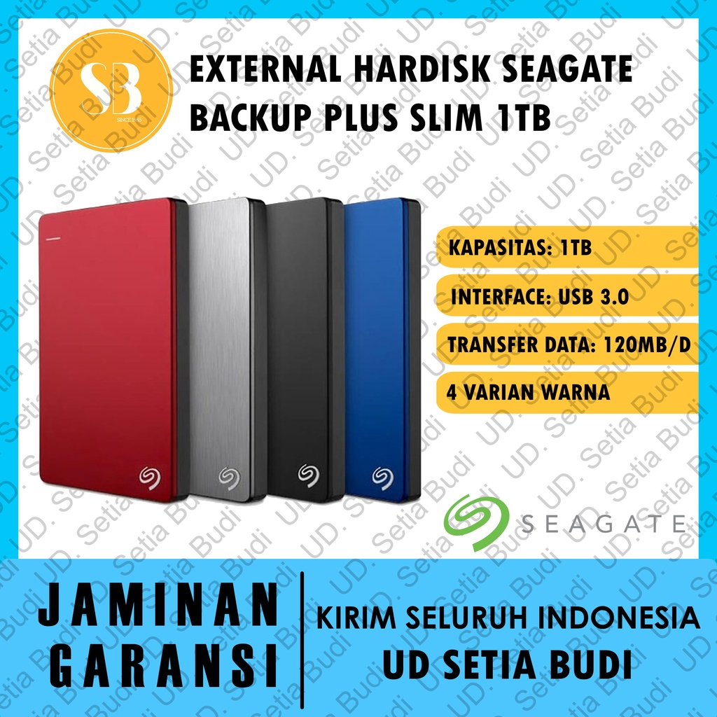 External Hardisk Seagate Backup Plus Slim 1TB