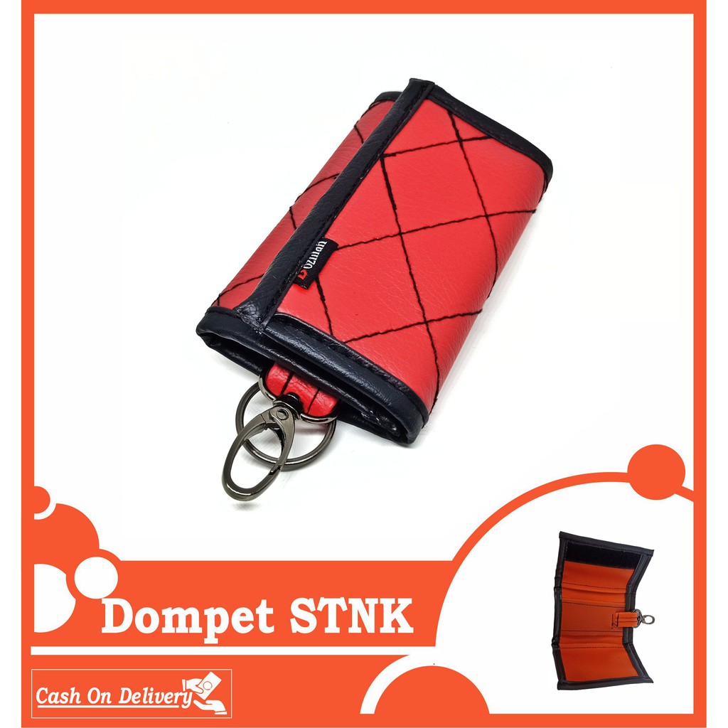 Dompet STNK Gantungan Kunci Mobil Motif Warna