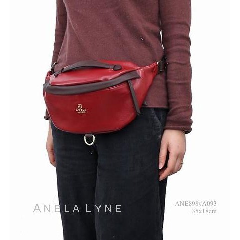 ANELA LYNE BOMBA WAIST BAG TWO TONE 898#A093 ORIGINAL