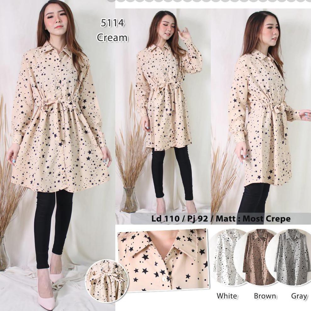 Tunik / Tunik wanita / Tunik muslim / Tunik katun import / Tunik bahan import / Tunik lengan panjang