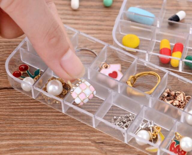 Kotak obat / jewellery acrylic organizer