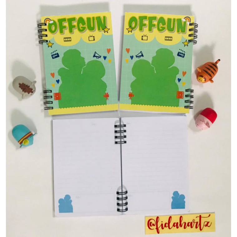 Notebook A6 OFFGUN FREE POLAROID + PHOTOCARD