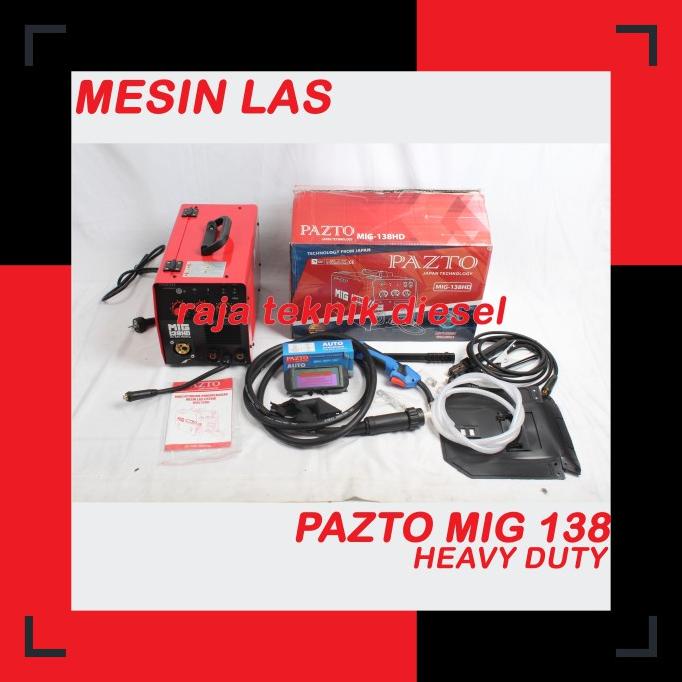 Mesin Las Mig 138 Heavy Duty Pazto Free Kacamata Las Sogoeasy