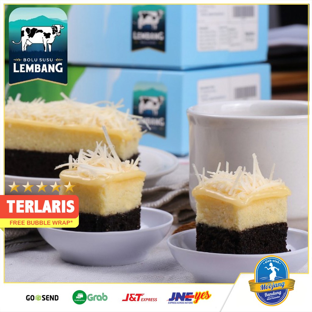 [KHUSUS P.JAWA] Bolu Susu Lembang Rasa Original BSL Topping Susu Keju Bandung Best Seller kombinasi coklat vanila