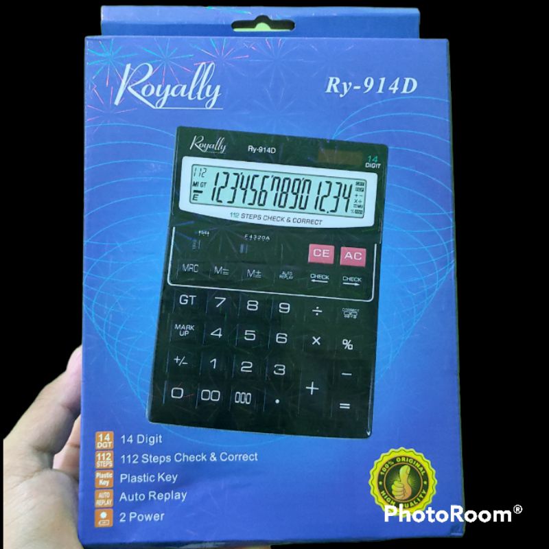 

Kalkulator ROYALLY RY - 914 D ||Free Batrei || ORIGINAL HIGH QUALITY 100%