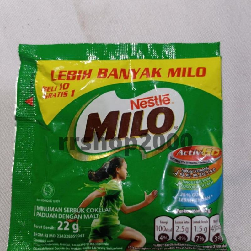 

Susu Milo Sachet 22gr