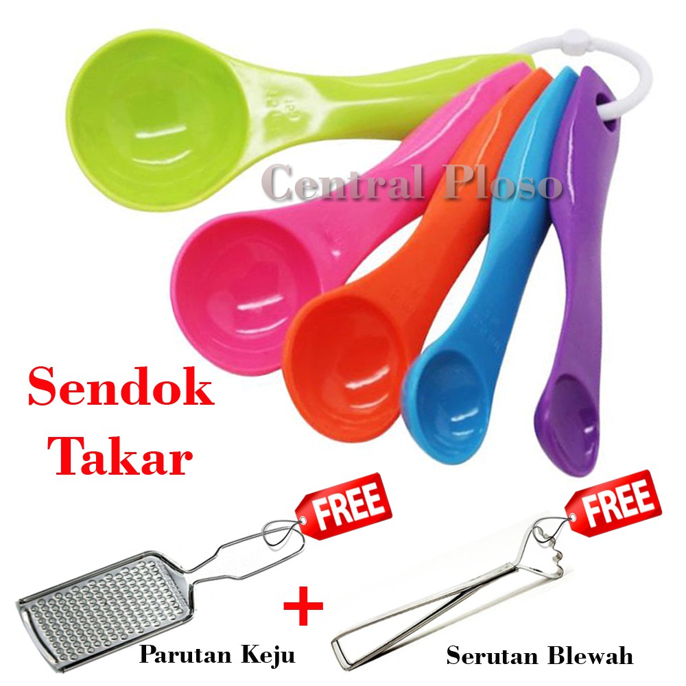 Measuring spoon / Sendok takar Kecil Food Grade 5 in 1 sendokcp