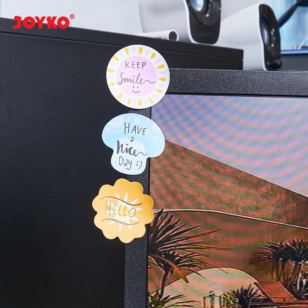 Memo Stick Joyko MMS-17 / Stiky Note / Pembatas Kertas Joyko / Hiasan Kertas Buku / Memo Pad Joyko-2