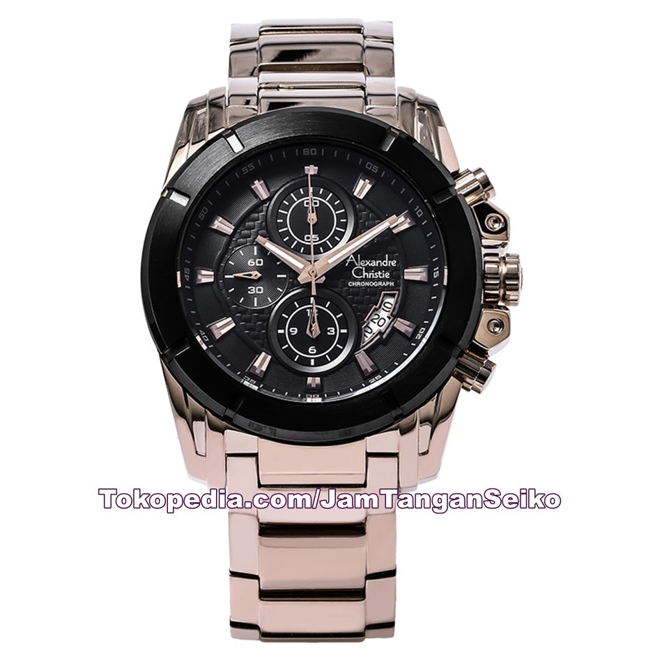Jam Tangan Pria Alexandre Christie AC 6226 MC BCABA Chronograph