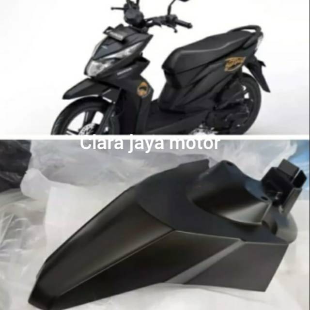 Spakbor depan motor beat street warna hitam doff