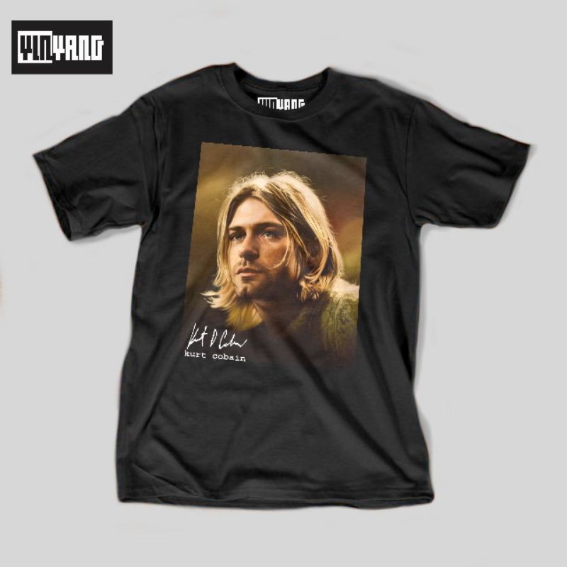 kaos pendek - kaos distro - kaos original - kaos Kurt cobain