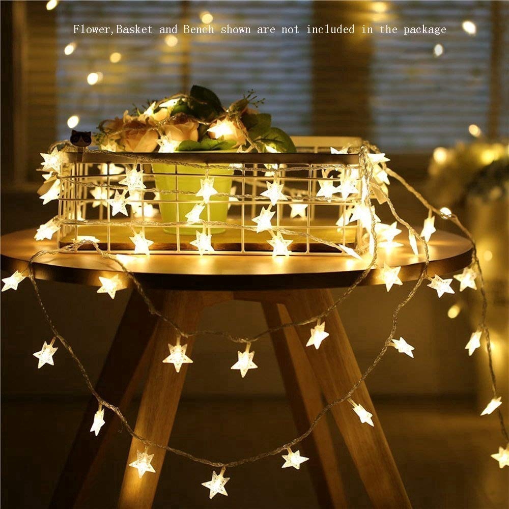 Lampu Tumblr 20 LED Bentuk Bintang/Snowflake Panjang 2.5/3.0m Tenaga USB/Baterai Tahan Air, Outdoor