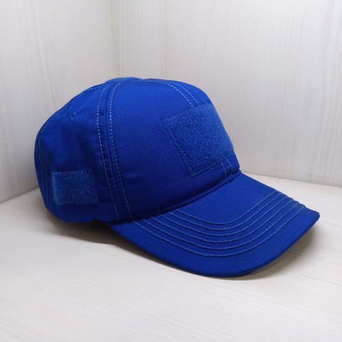 Topi Tactical Perekat Biru/Tagana/Damkar/Sipil