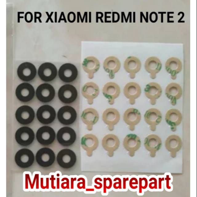 KACA LENSA KAMERA XIAOMI REDMI NOTE 2