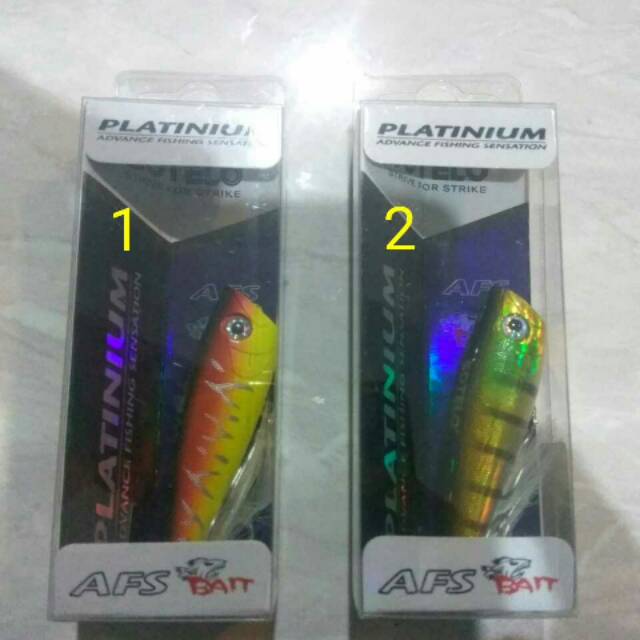Lure Popper Sotelo Platinum 60mm