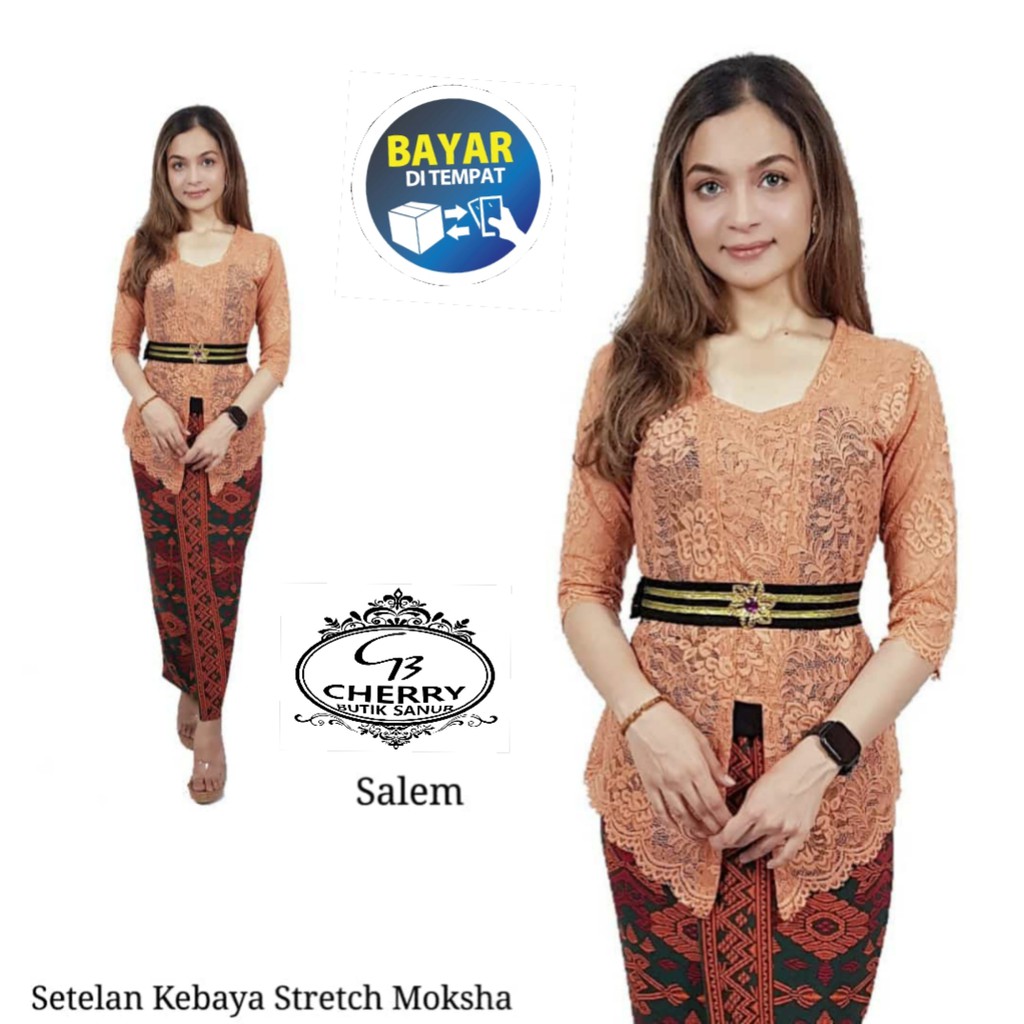  Baju  kebaya brokat  SETELAN kebaya bali KUTUBARU AGATHA 