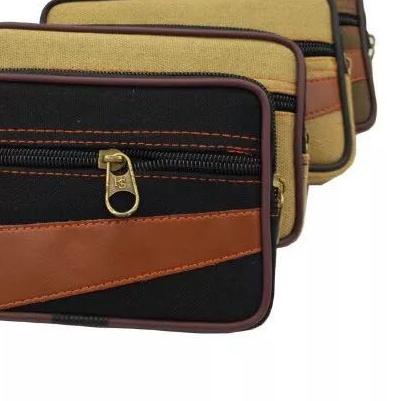 ♦ sarung hp pinggang dompet 5 5,5 6 inch canvas import model rebah tidur ☋