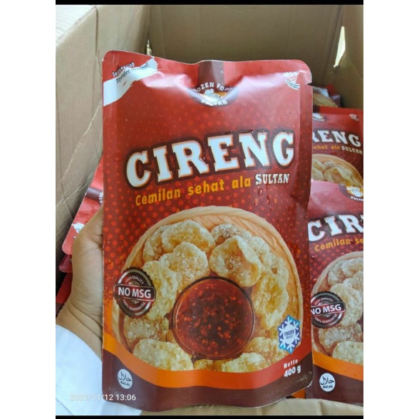 

cemilan cireng sultan frozen 400 gram
