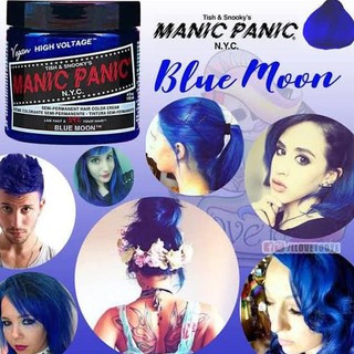 Manic Panic BLUE MOON Classic Share in Jar 20ml Cat Rambut  