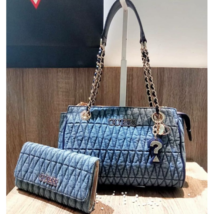 tas guess brnkly denim original