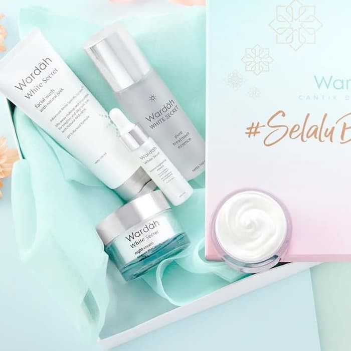 paket produk wardah WHITE SECRET wajah putih cerah merona murahhh